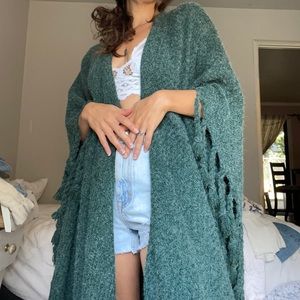 Free people duster poncho